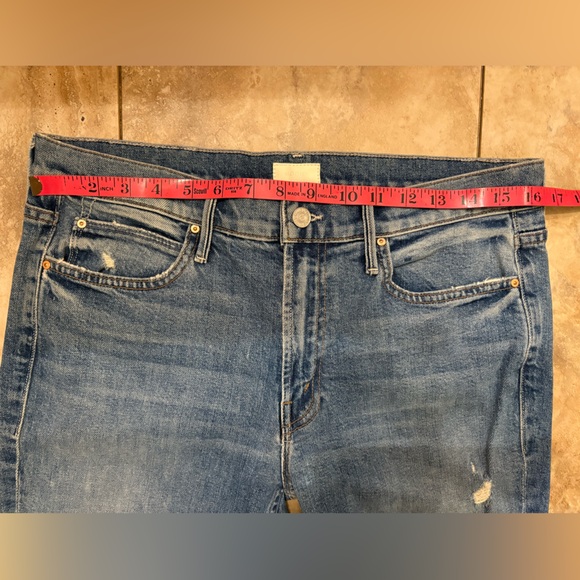 NWOT MOTHER The Flirt Fray Jeans in Cold Feet Women’s 30 - Picture 15 of 16